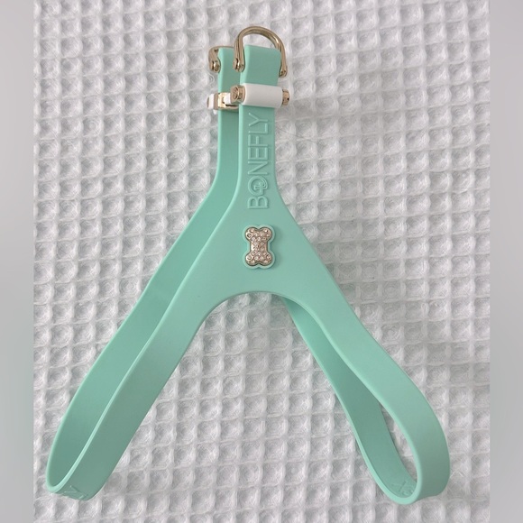 Bonefly Boneflex Ultra Mint Gold Clear Bone Step In Harness XSX New - Picture 7 of 11